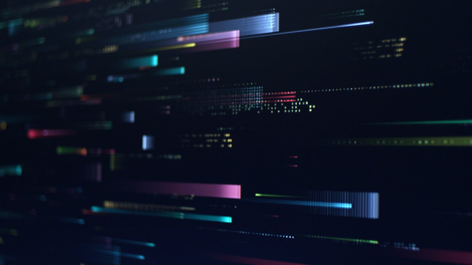 time lapse photography of lights abstract CGI digital art 2k
