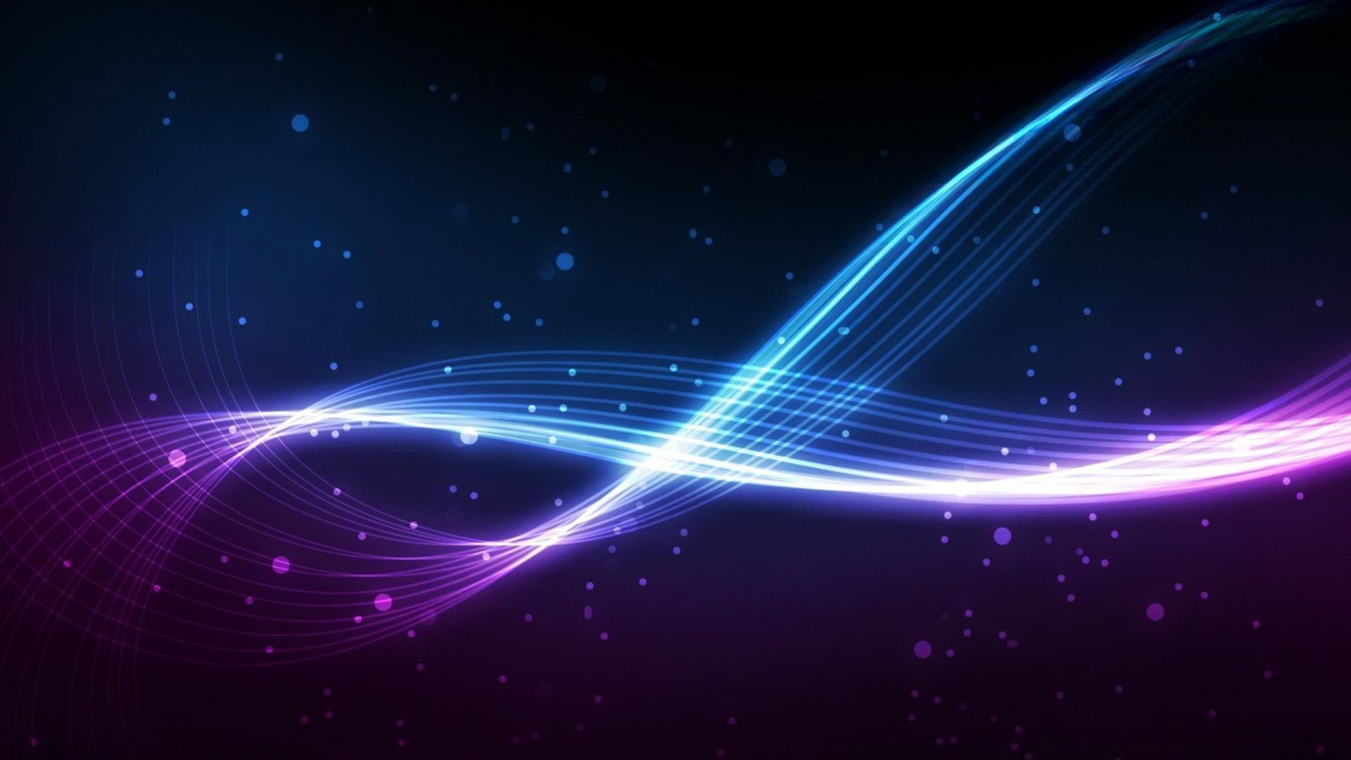 abstract colorful shapes digital art artwork lines purple 2k