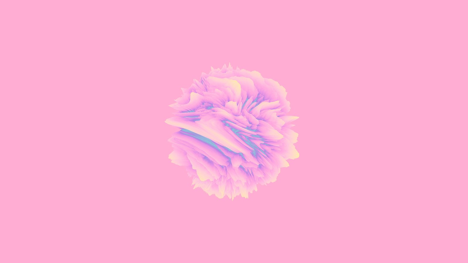 Abstract Sphere Minimalist Pink 2k 4k