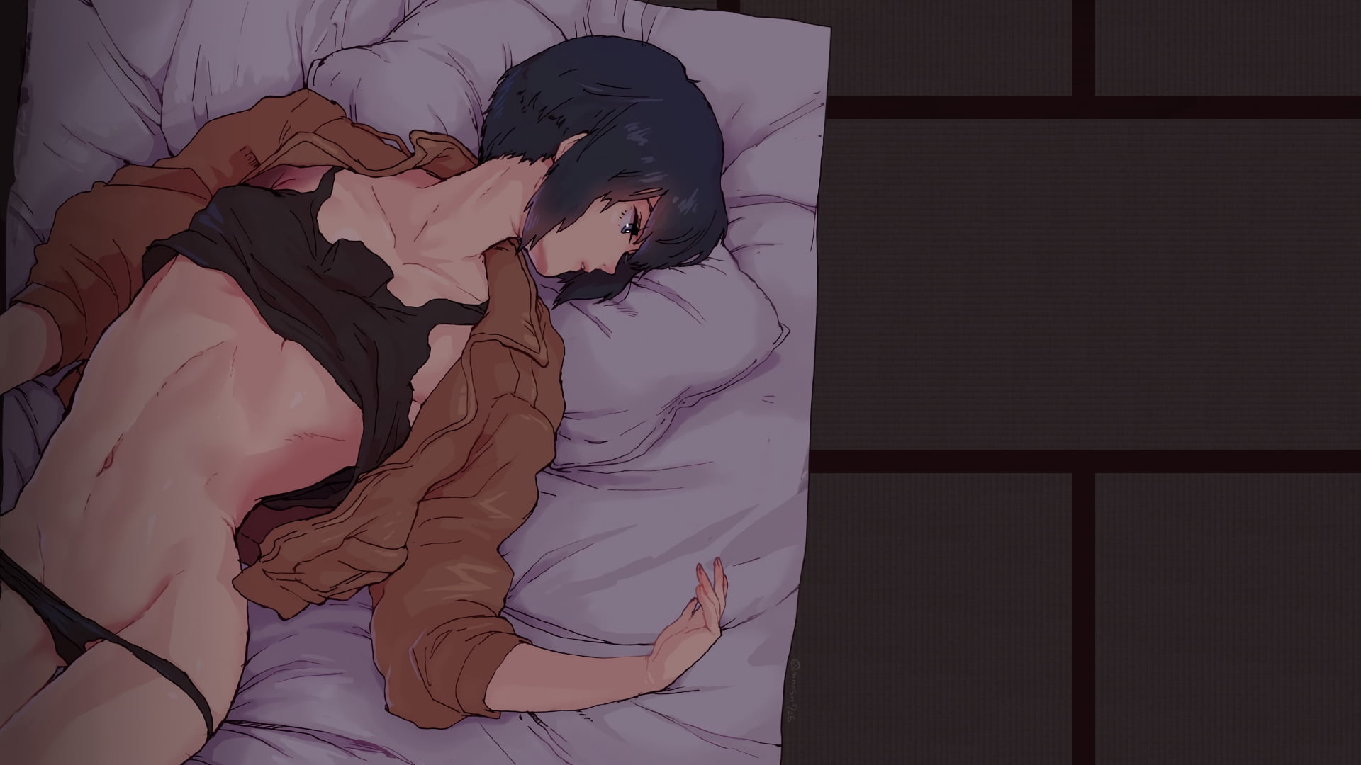 anime girls brunette Ghost in the Shell Kusanagi Motoko 2k