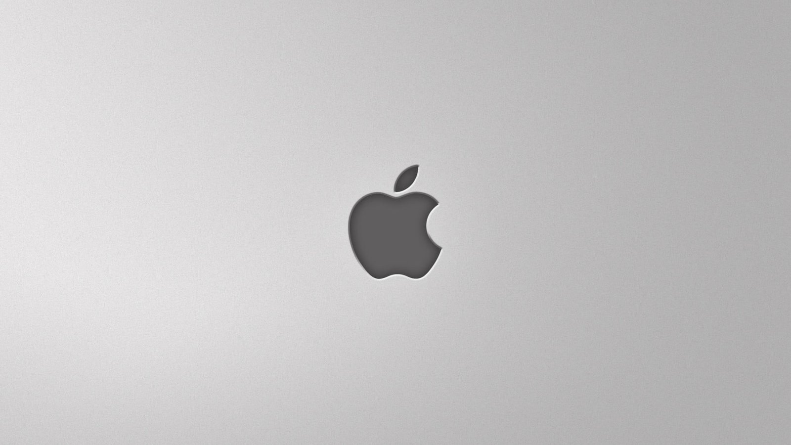 Apple logo Inc minimalism simple background studio shot 2k