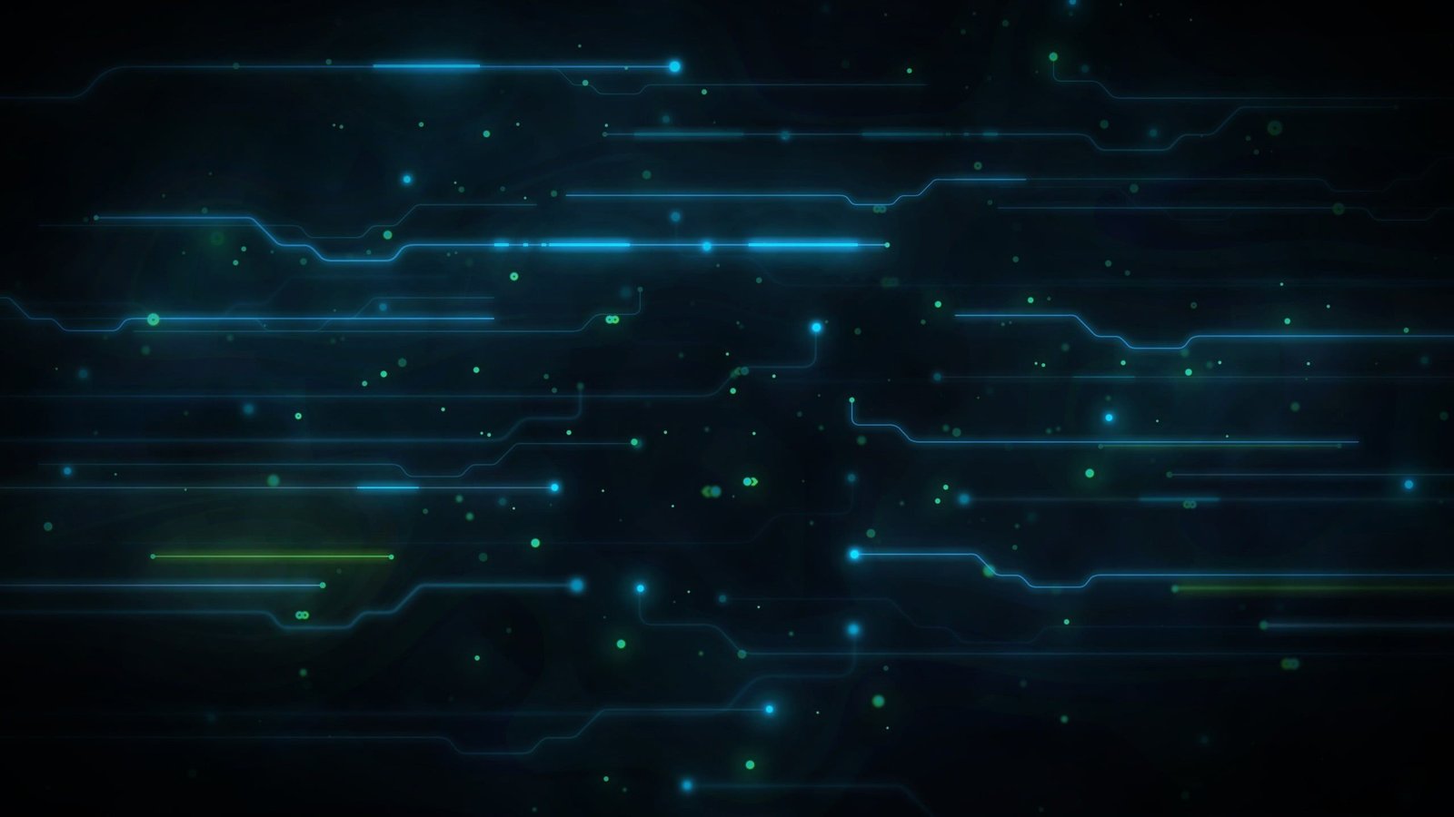 blue and black digital wallpaper art circuits abstract 2k