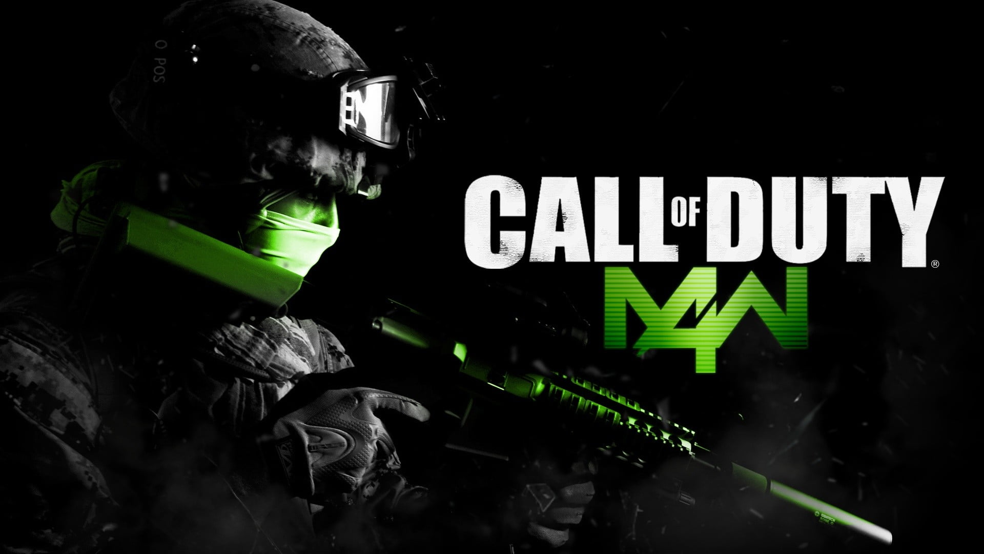 Call Of Duty Modern Warfare 4 graphic wallpaper of digital game poster 2k