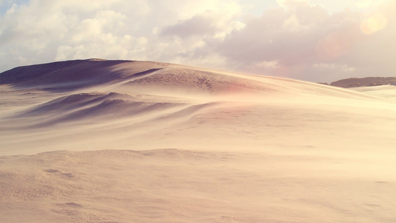 Desert Sand Dune Nature