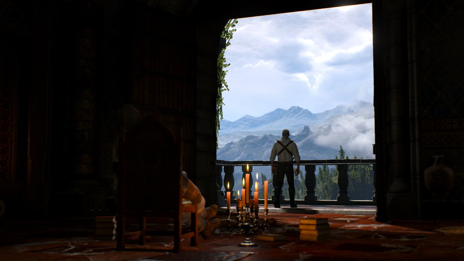 Geralt of Rivia The Witcher 3 Wild Hunt Kaer Morhen 2k