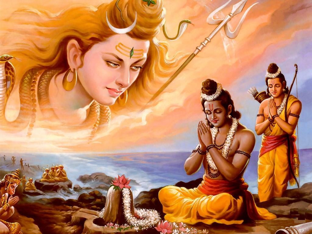 Lord Shree Ram Shiva illustration God hindu clothing
