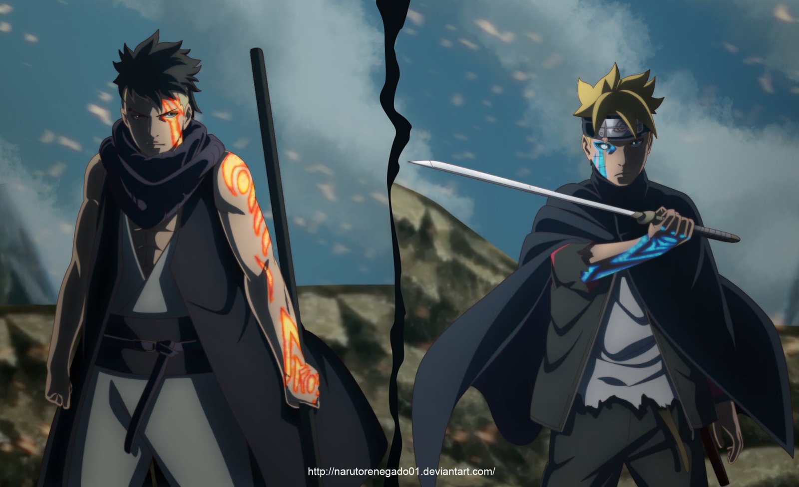 Naruto digital wallpaper Anime Boruto Uzumaki Kawaki 2k