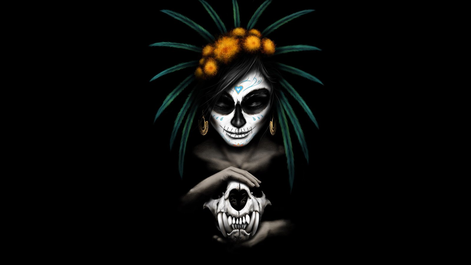 Mexican Catrina HD magic 2k