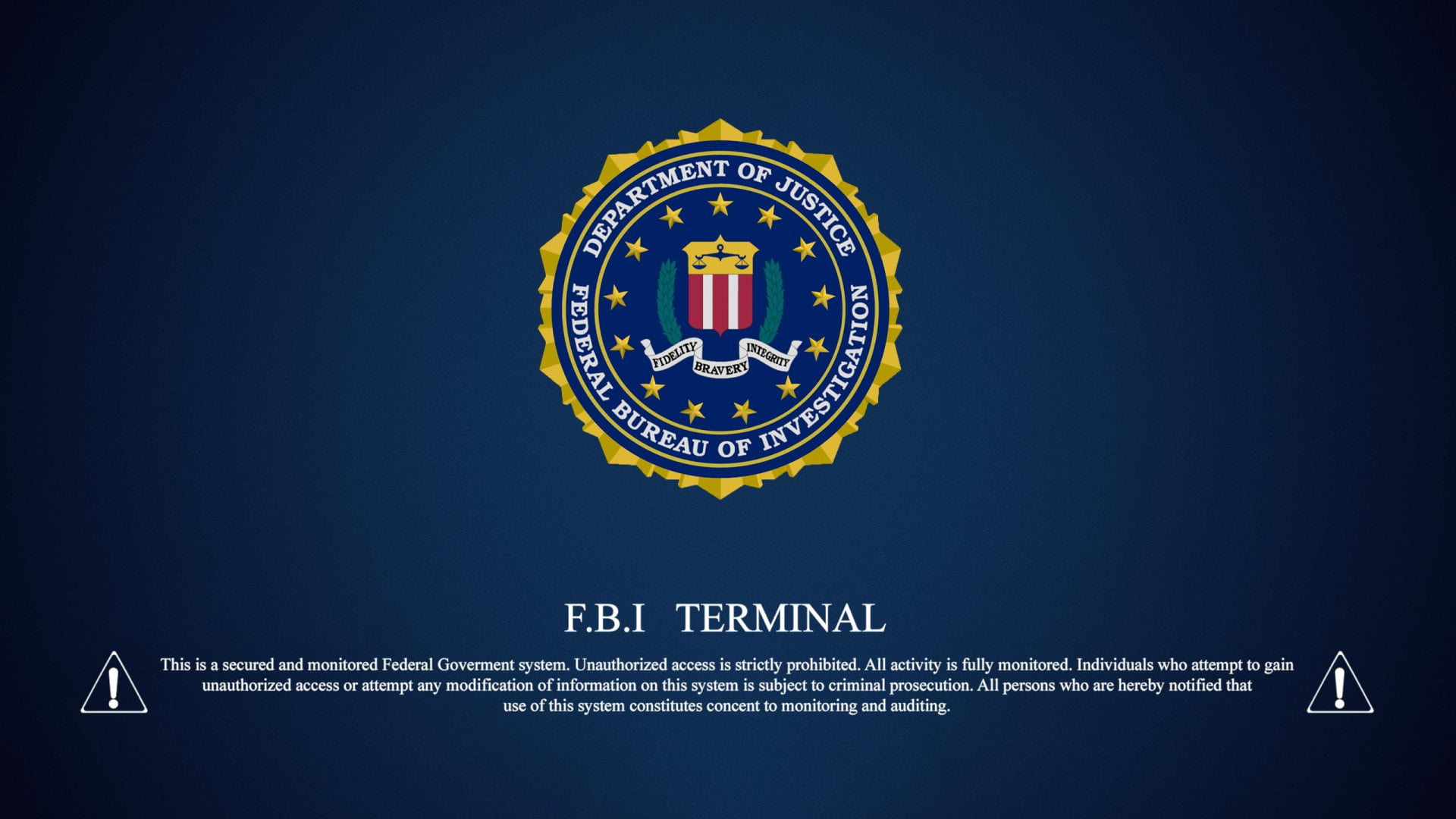 Misc FBI Computer Hacker no people copy space blue travel 2k