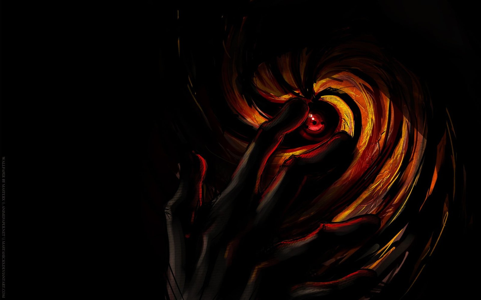Obito Uchiha digital wallpaper Naruto Shippuuden manga anime 2k
