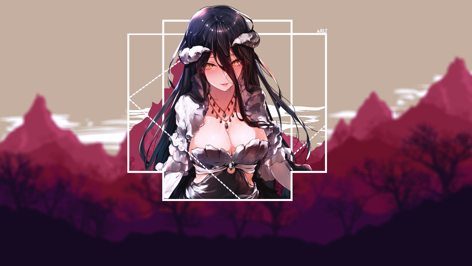 Overlord anime Albedo OverLord girls picture in 2k