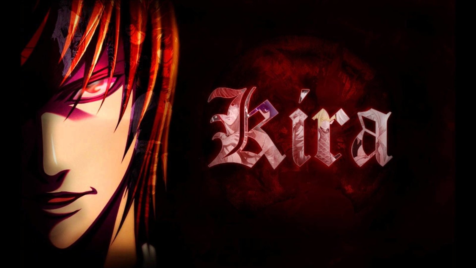 red haired Kira anime character Death Note 2k