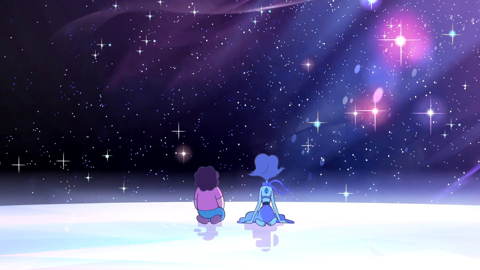 Steven Universe cartoon cold temperature snow winter night 2k