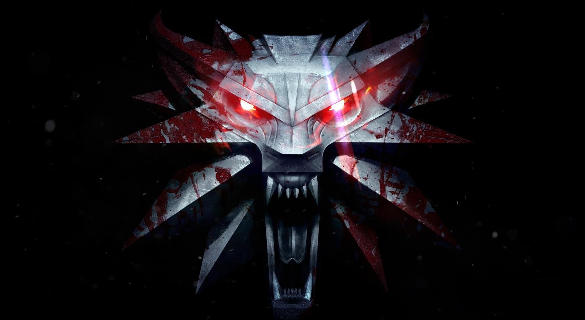 The Witcher 3 Wild Hunt gray animal bloodbath digital wallpaper 2k