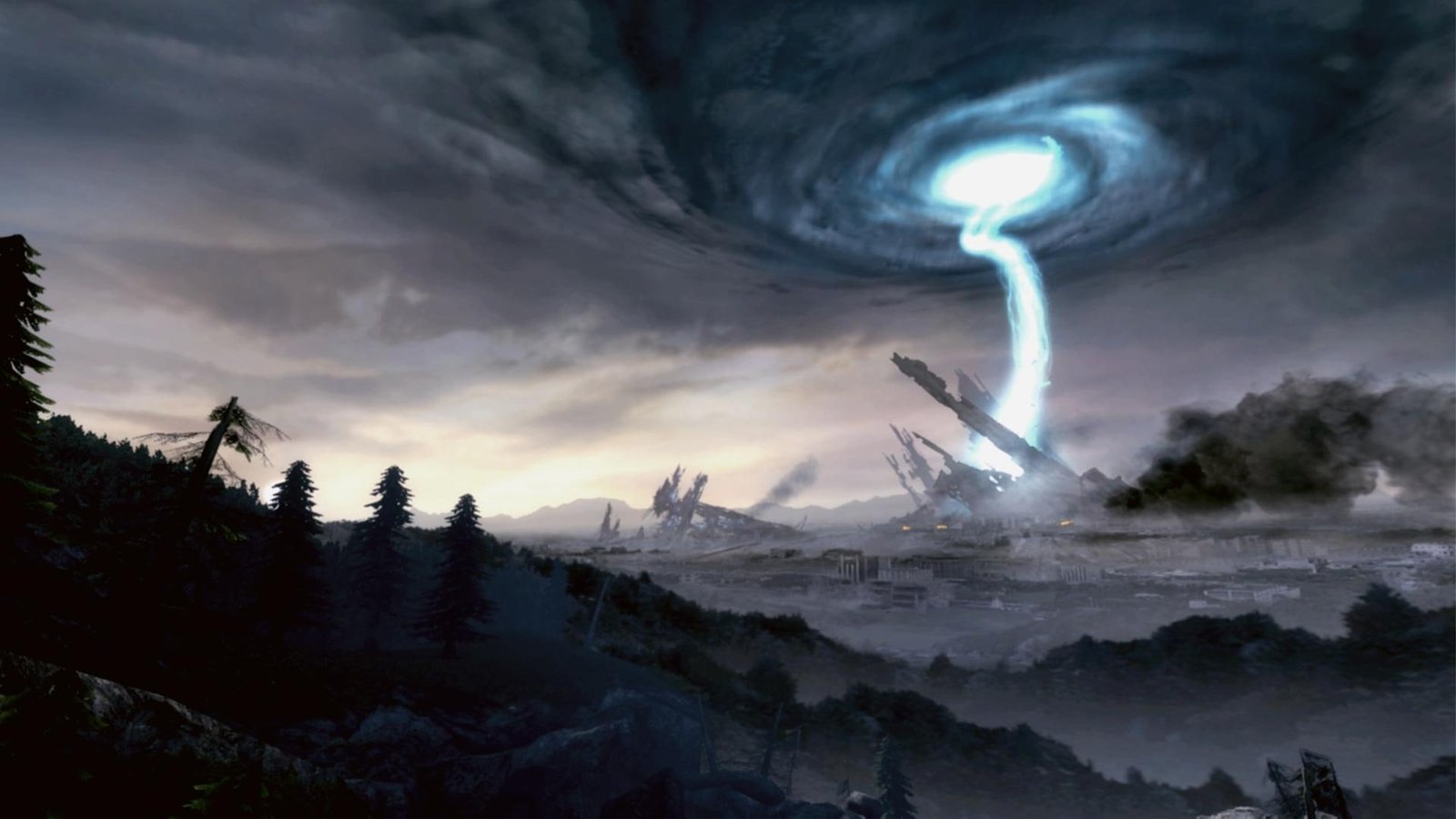 trees destruction halflife 2 Nature Trees HD Art Half Life 2k