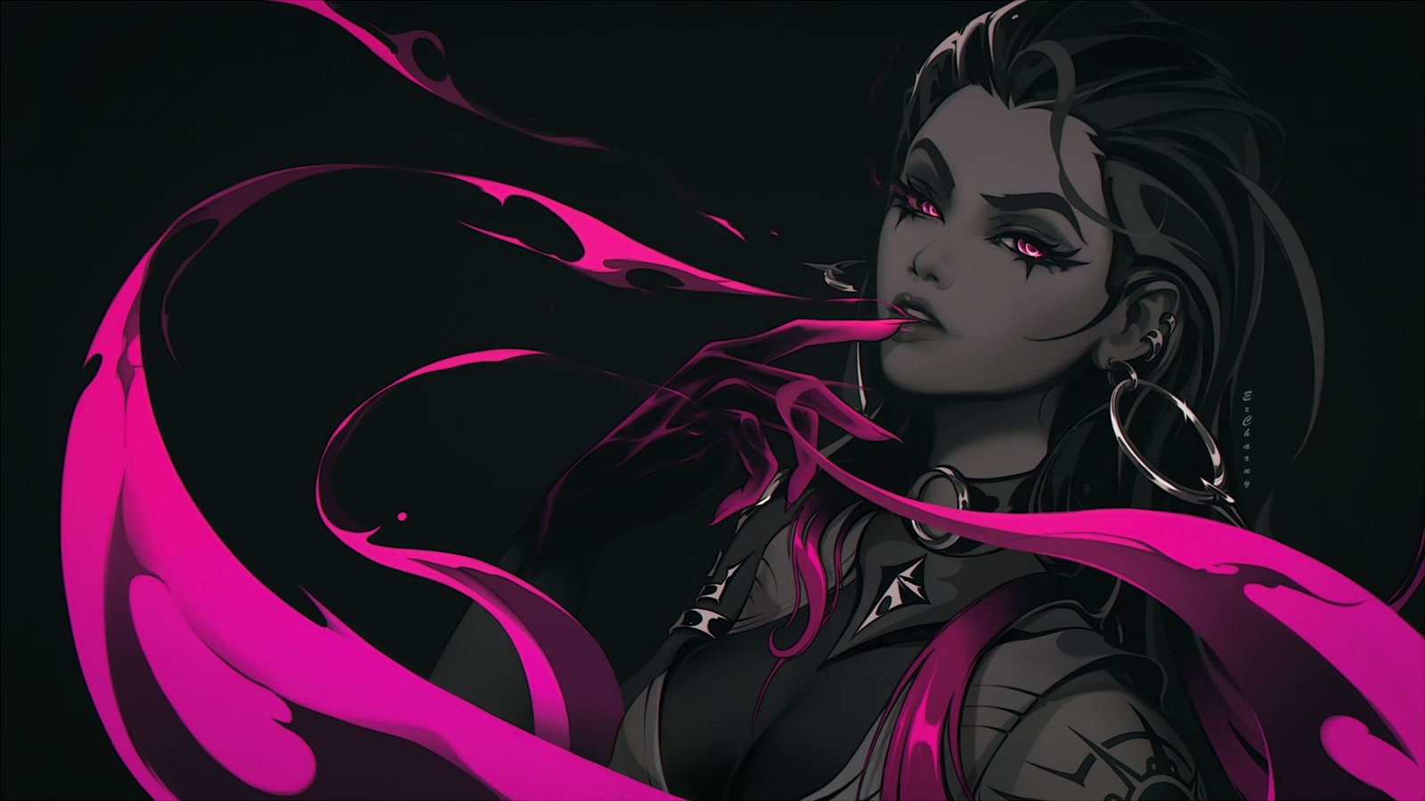 Valorant video games game art Reyna digital 66 2k