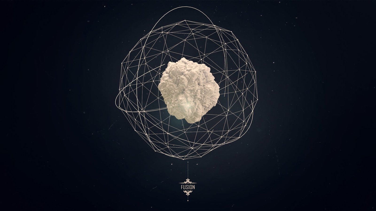 white geometric artwork abstract digital art Lacza low poly 2k