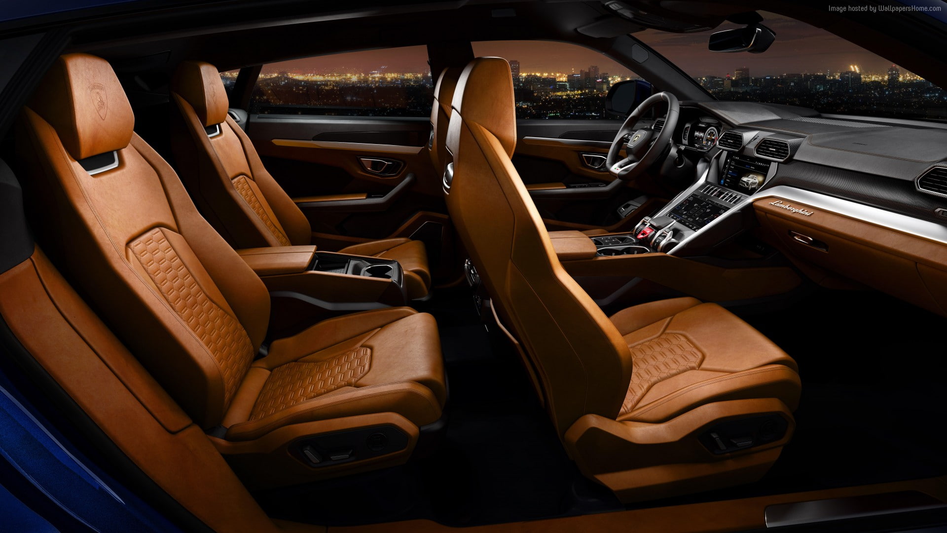 Cars interior Lamborghini Urus 2k