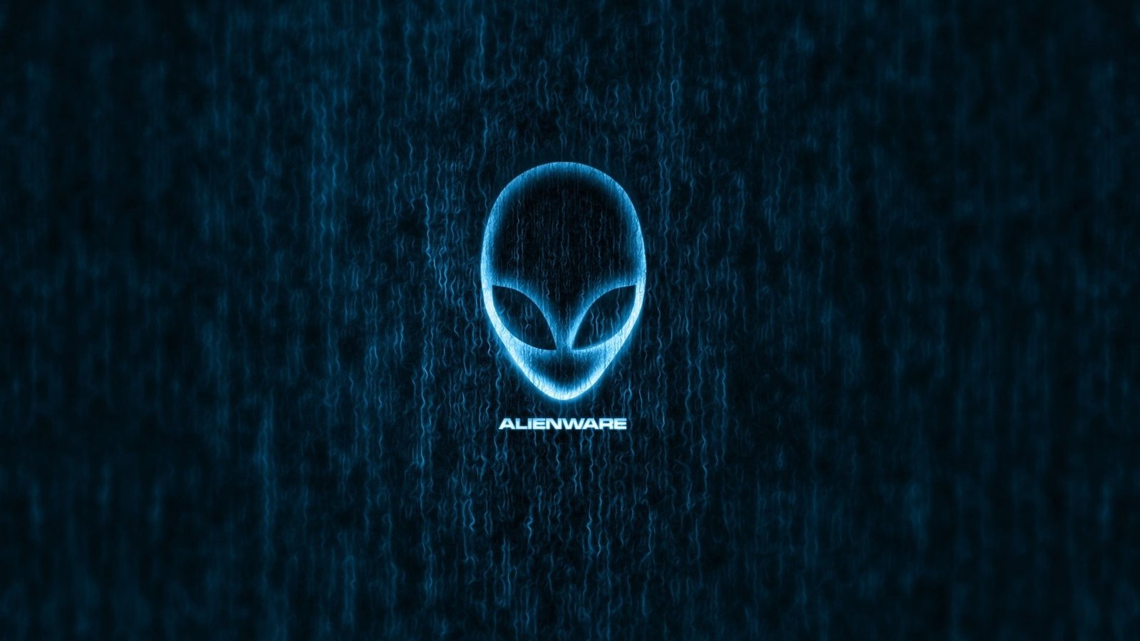 Alienware logo skull communication blue text emotion positive 2k