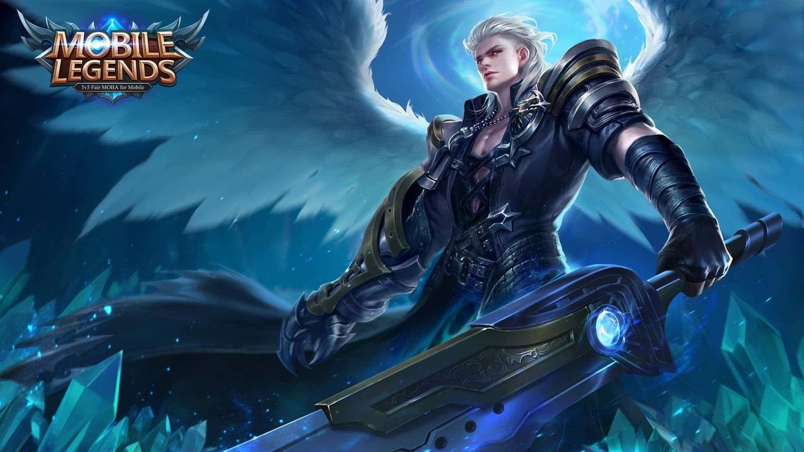 Alucard wings angel game man mobile legends fantasy white 2k