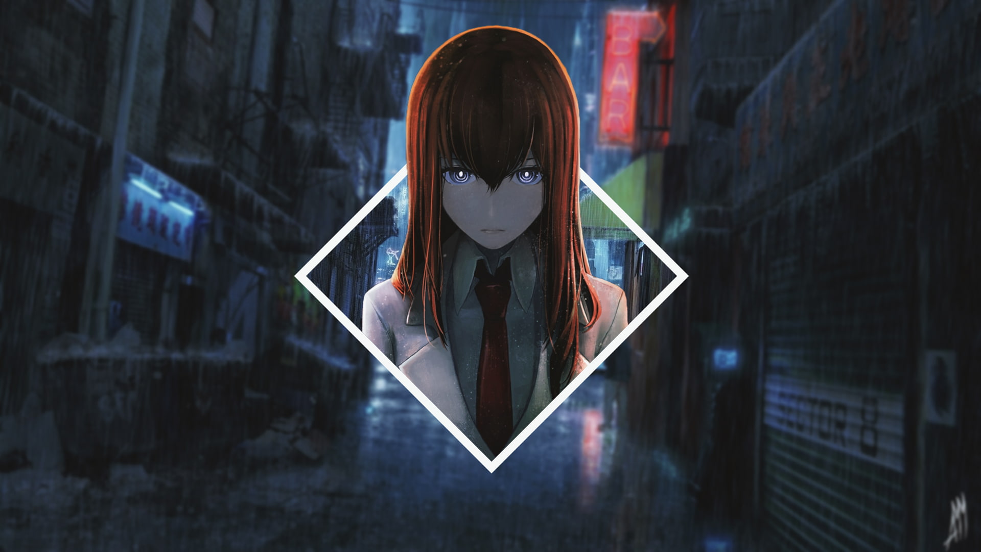anime girls picture in Makise Kurisu Steins;Gate 2k