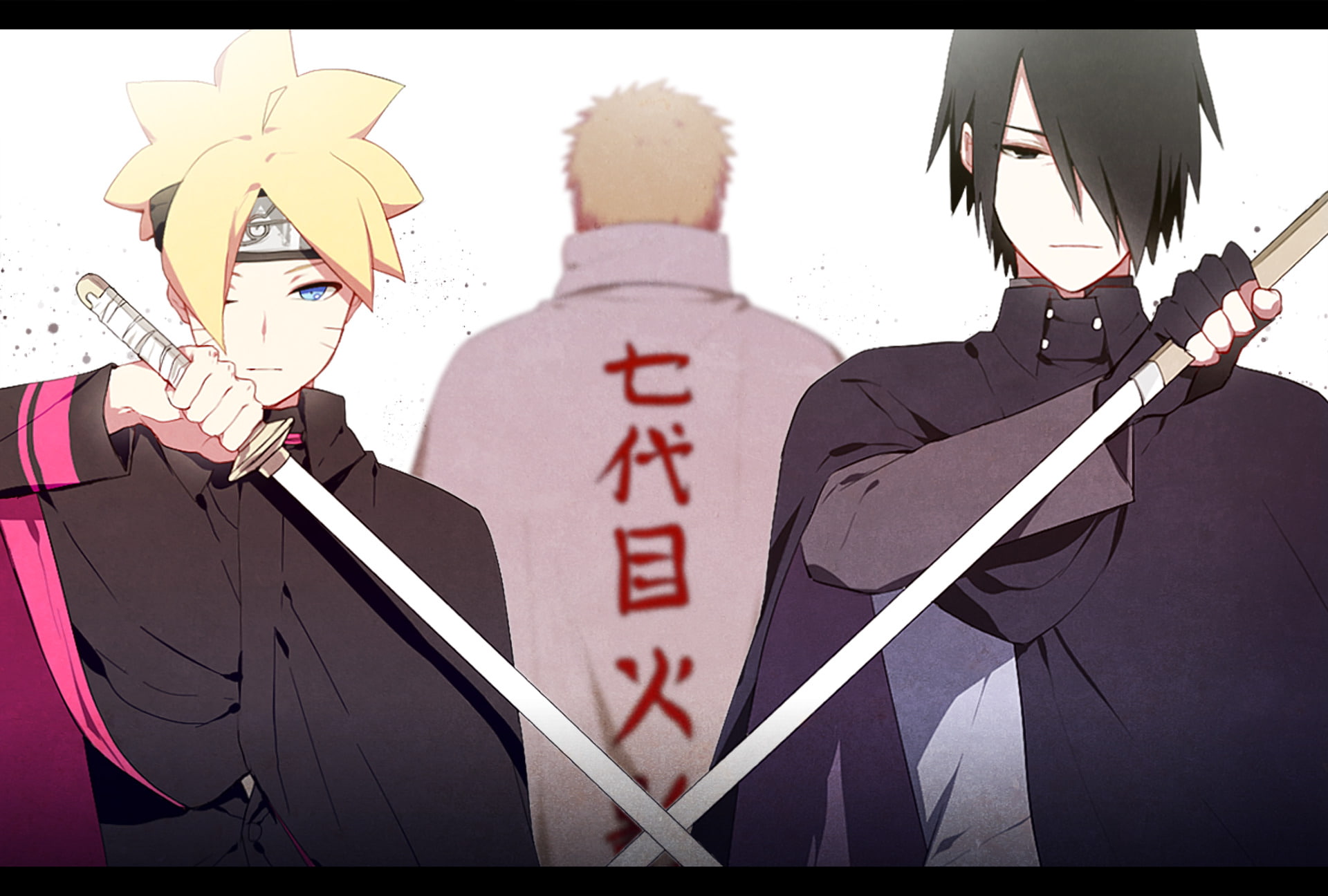 Anime Boruto Uzumaki Naruto Sasuke Uchiha 2k