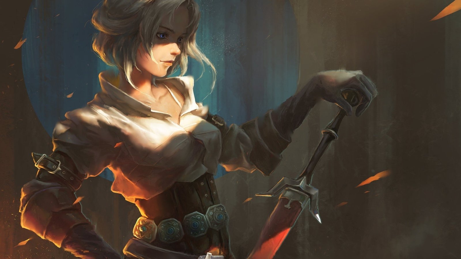 artwork The Witcher 3 Wild Hunt Cirilla Fiona Elen Riannon 2k
