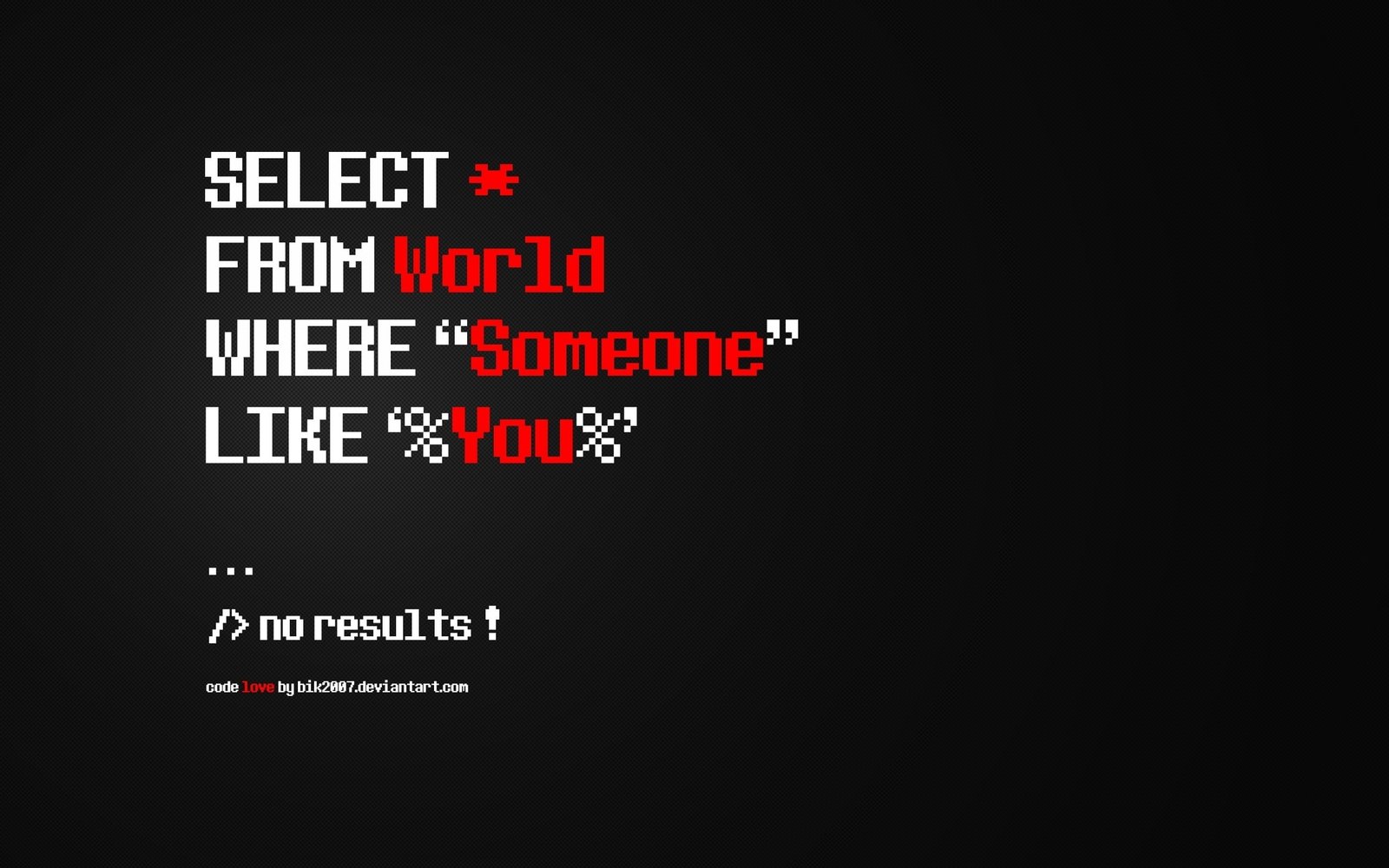 black background with text overlay red and white 2k