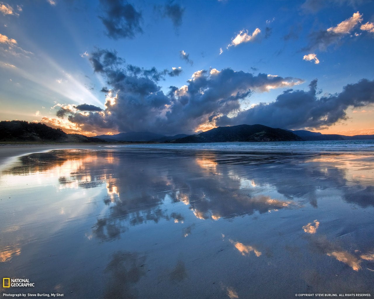 body of water National Geographic sky cloud reflection