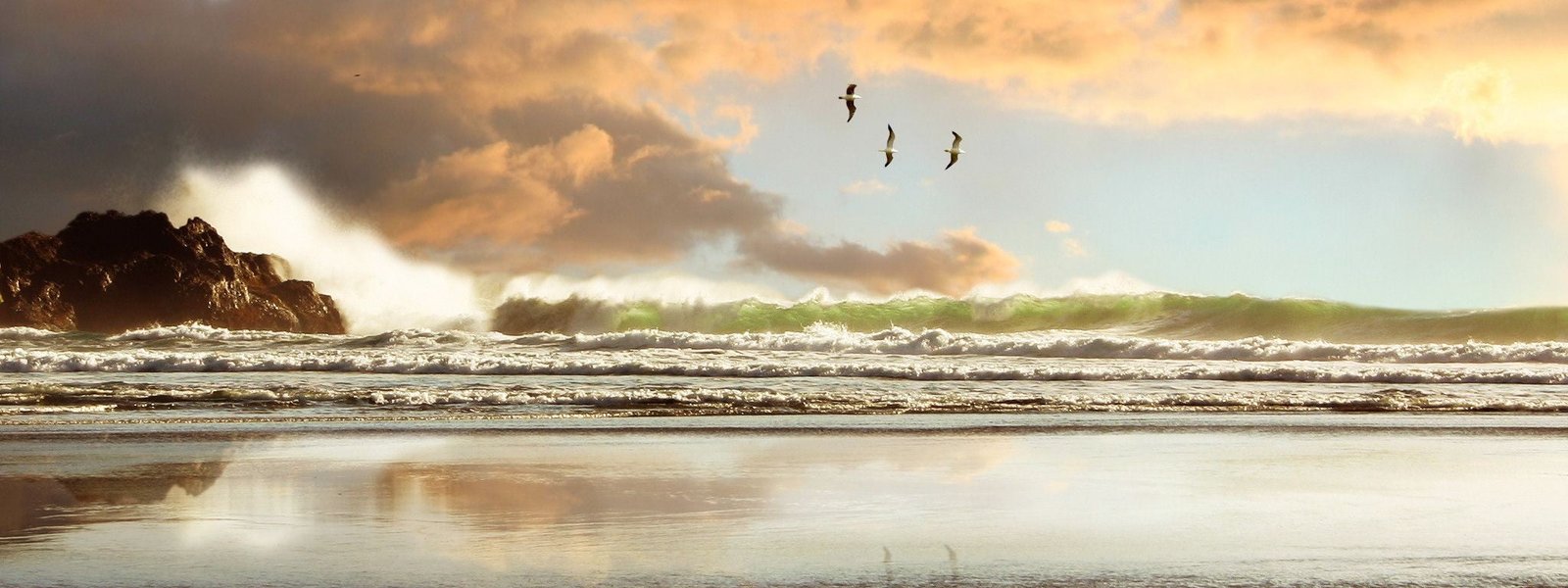 brown and white house near body of water painting beach waves 2k