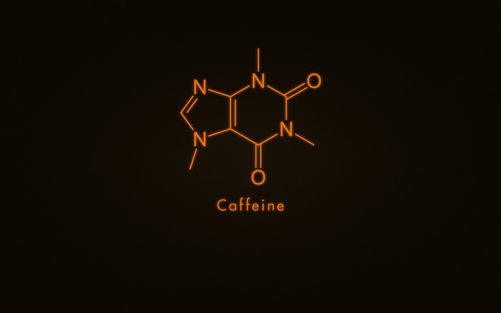 Caffeine illustration science chemistry coffee molecular Structure 2k
