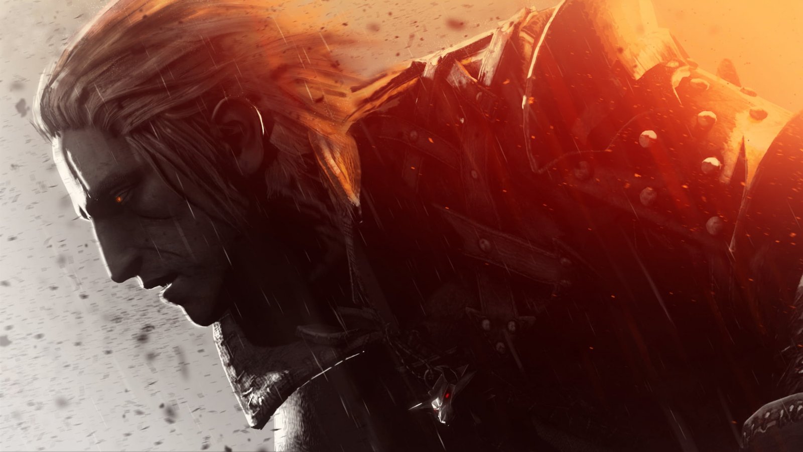 CD Projekt RED white hair Geralt of Rivia The Witcher video game characters 2k