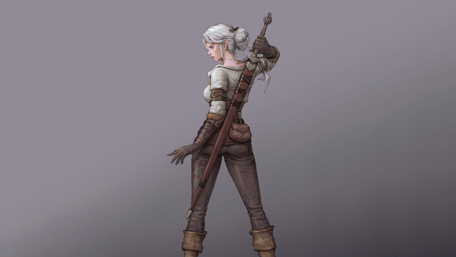 Ciri The Witcher 3 Wild Hunt video game girls fantasy girl 2k 4k
