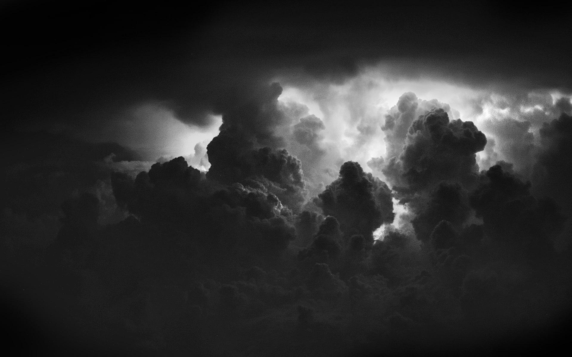 Clouds BW Sky HD nature 2k
