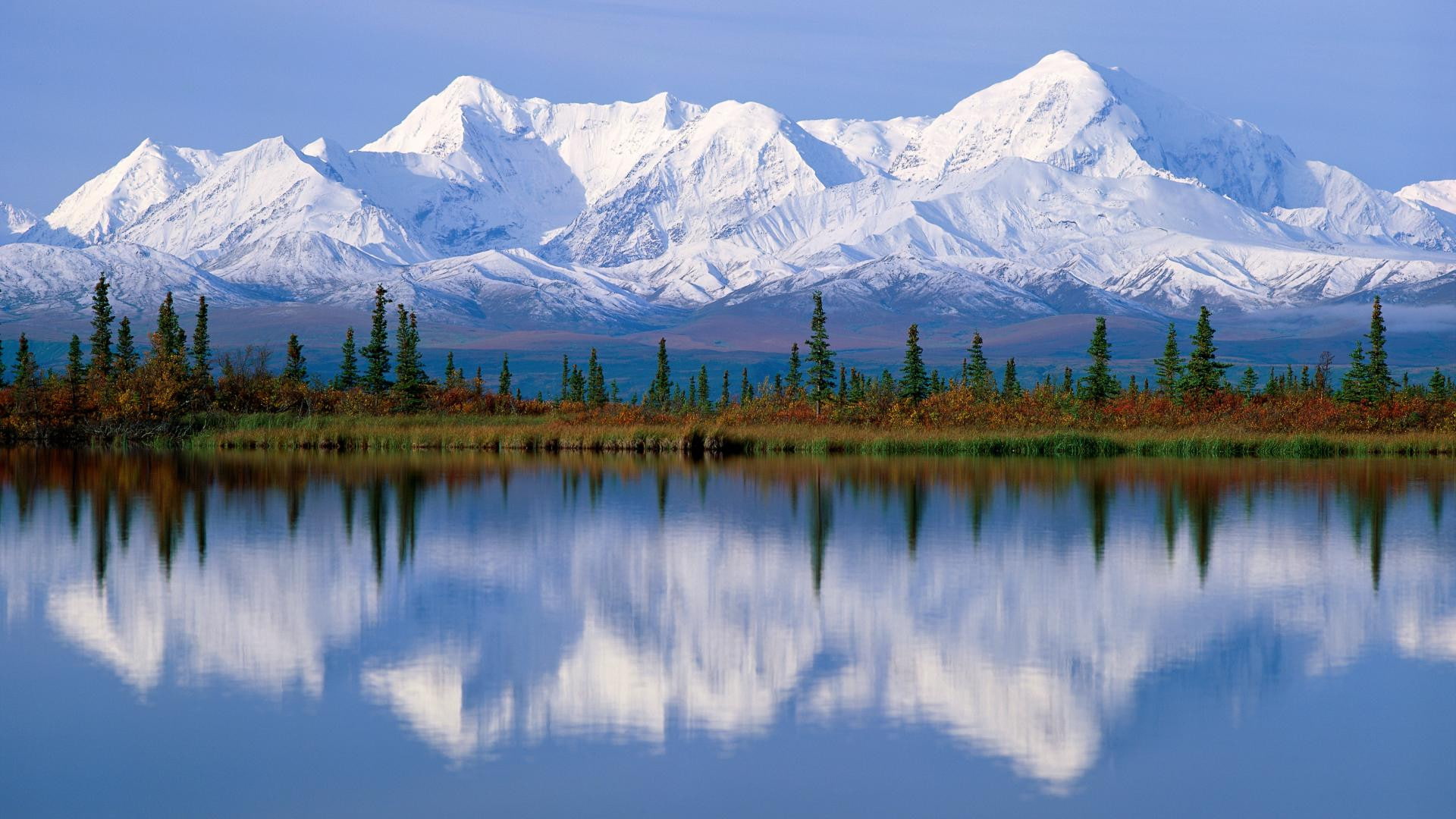 Alaska scenery background nature pic 2k