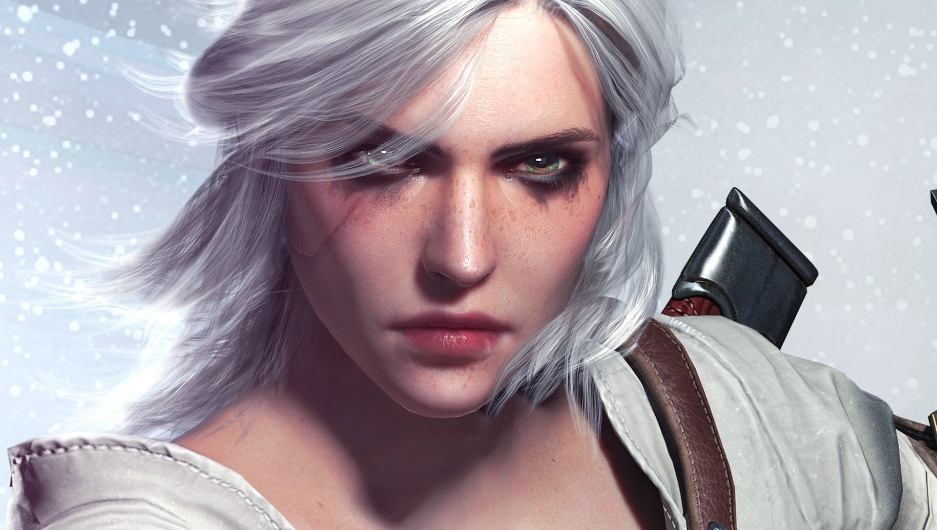 ciri the witcher 3 wild hunt portrait young adult one person 2k
