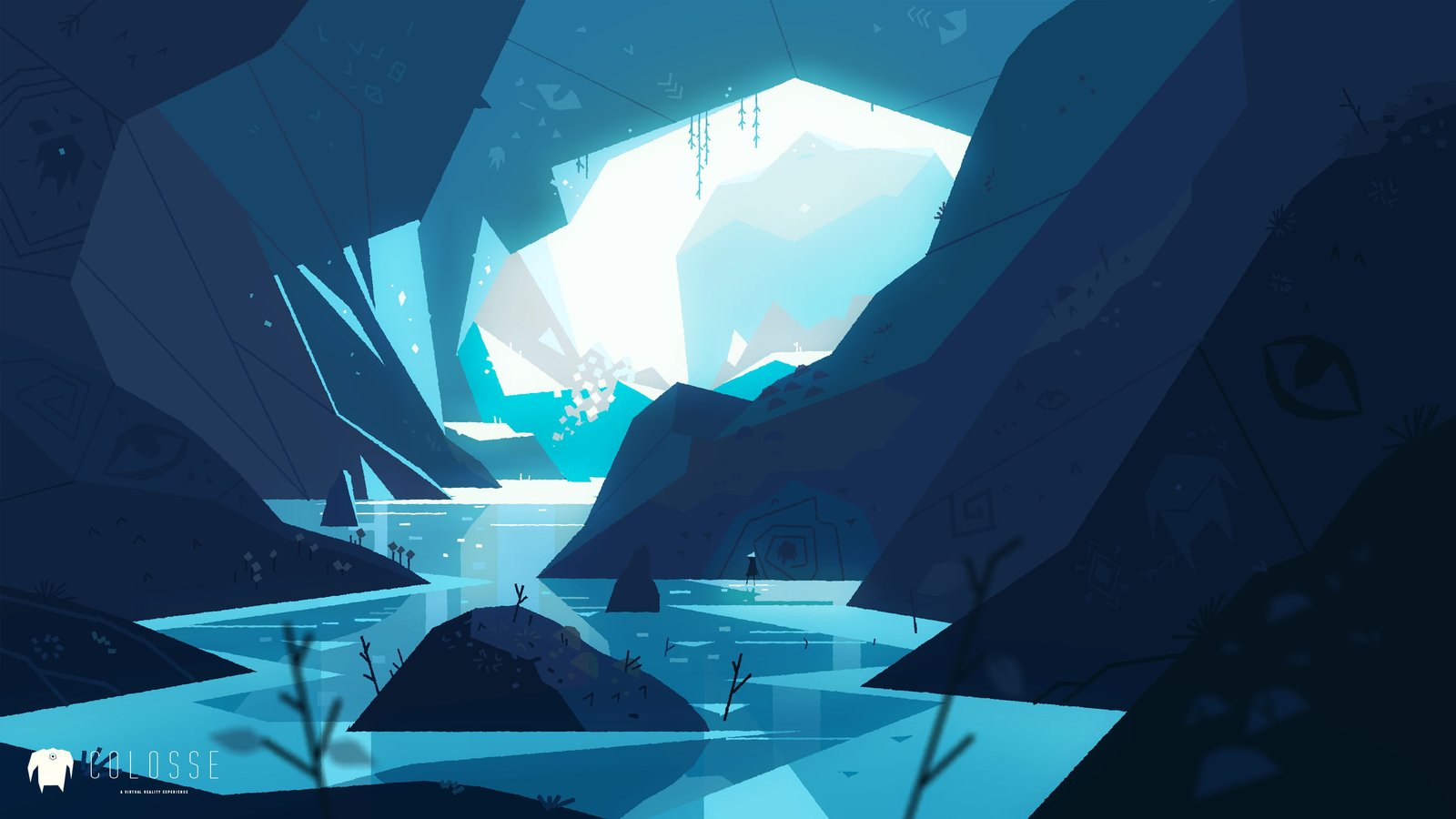 fantasy art water rock artwork Mikael Gustafsson river 2k