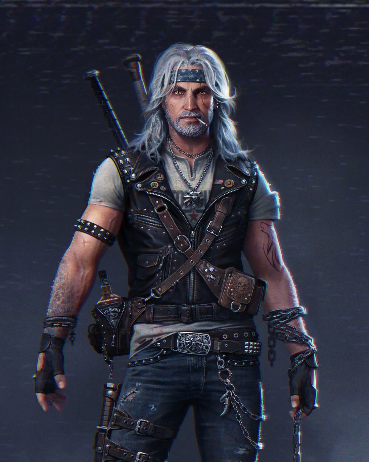 artwork concept art Roman Tishenin The Witcher 3 Wild Hunt