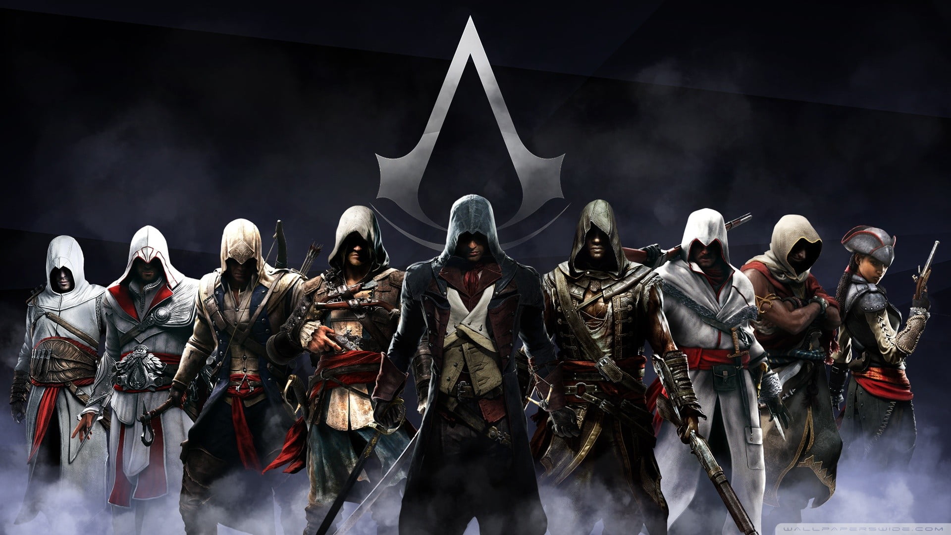 Assassin's Creed digital wallpaper video games Alta r Ibn La'Ahad 2k