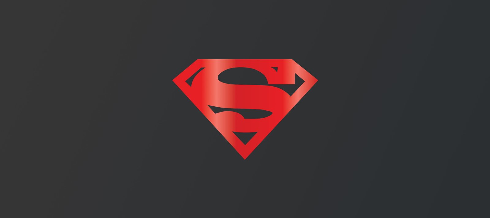 Superman Logo Dark background 2k 4k 5k 8k