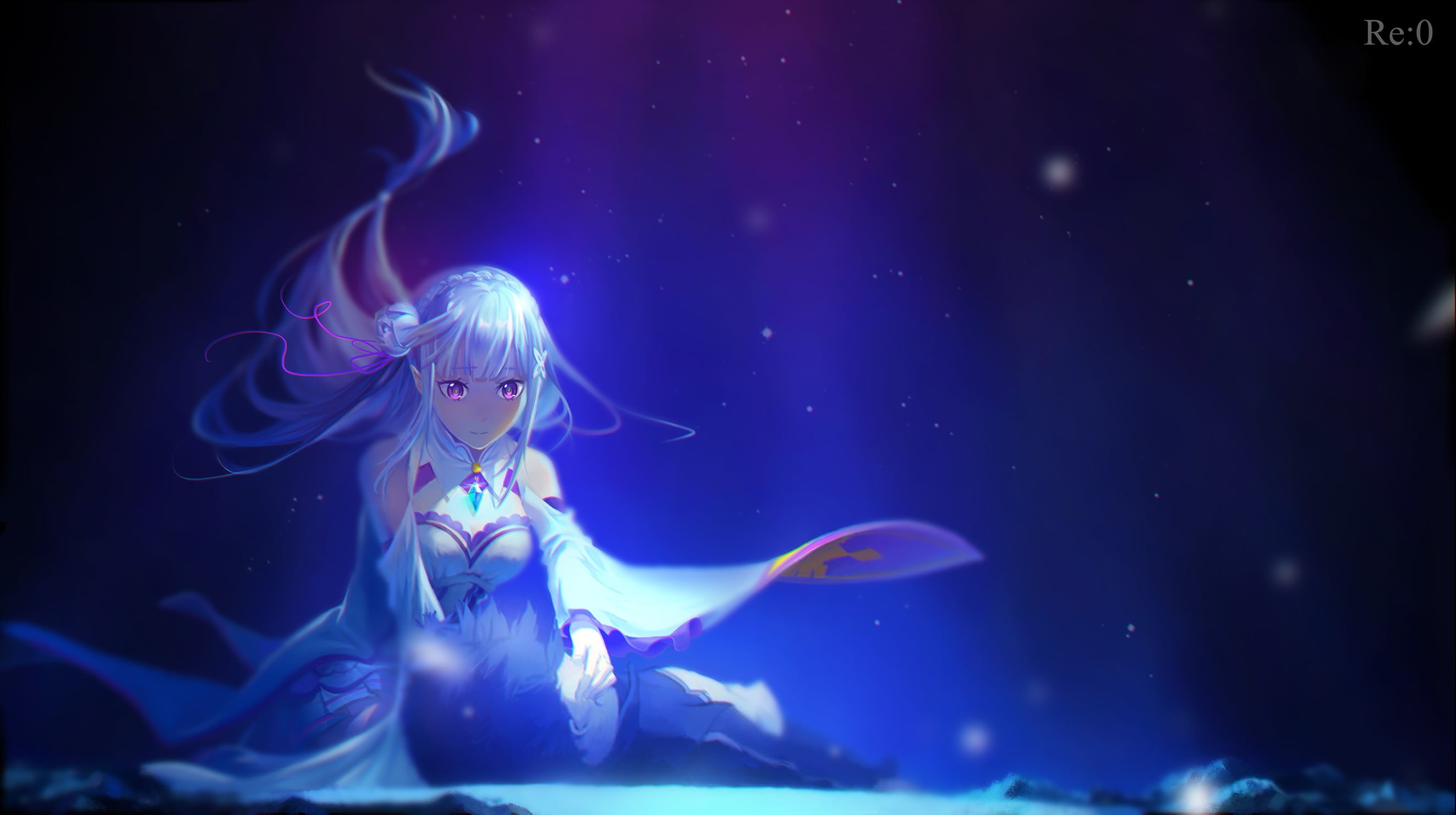 Re Zero Kara Hajimeru Isekai Seikatsu Emilia anime girls 2k
