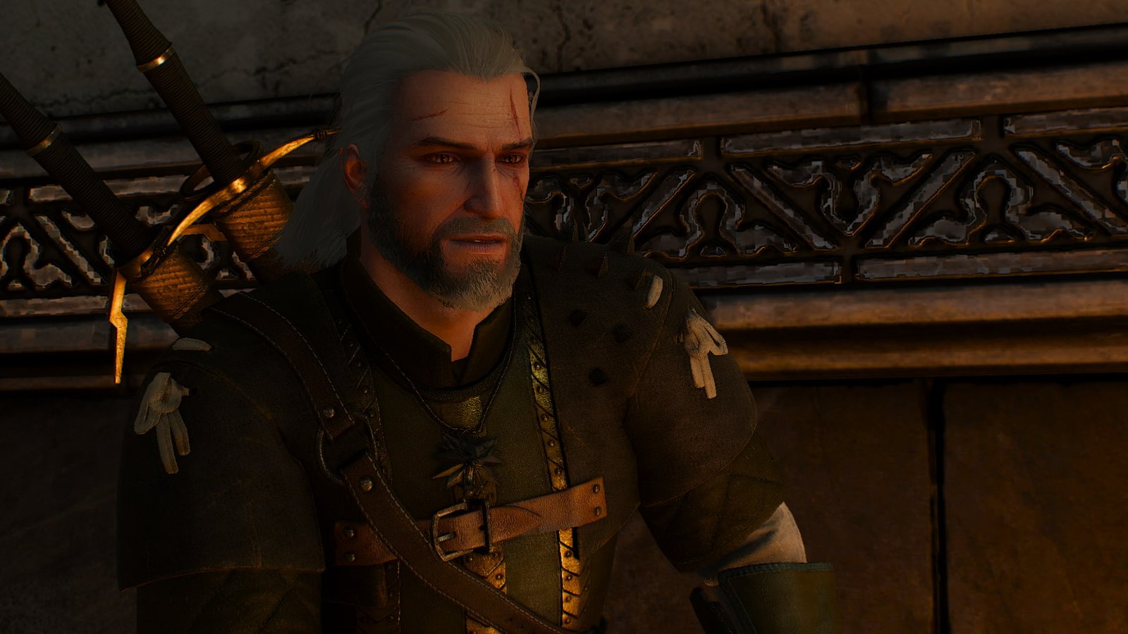The Witcher 3 Wild Hunt Geralt of Rivia one person front view 2k