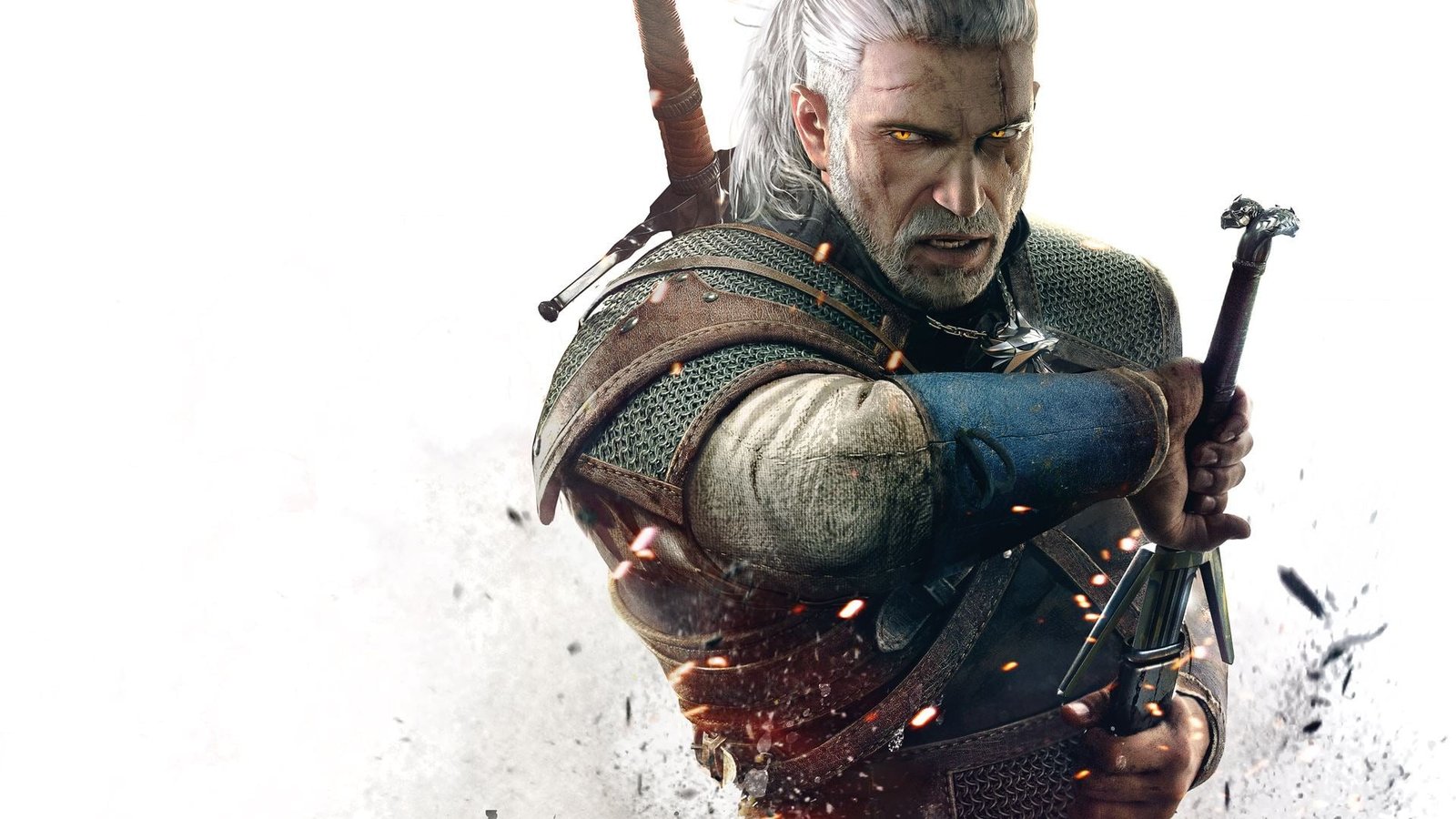The Witcher digital wallpaper 3 Wild Hunt holding 2k