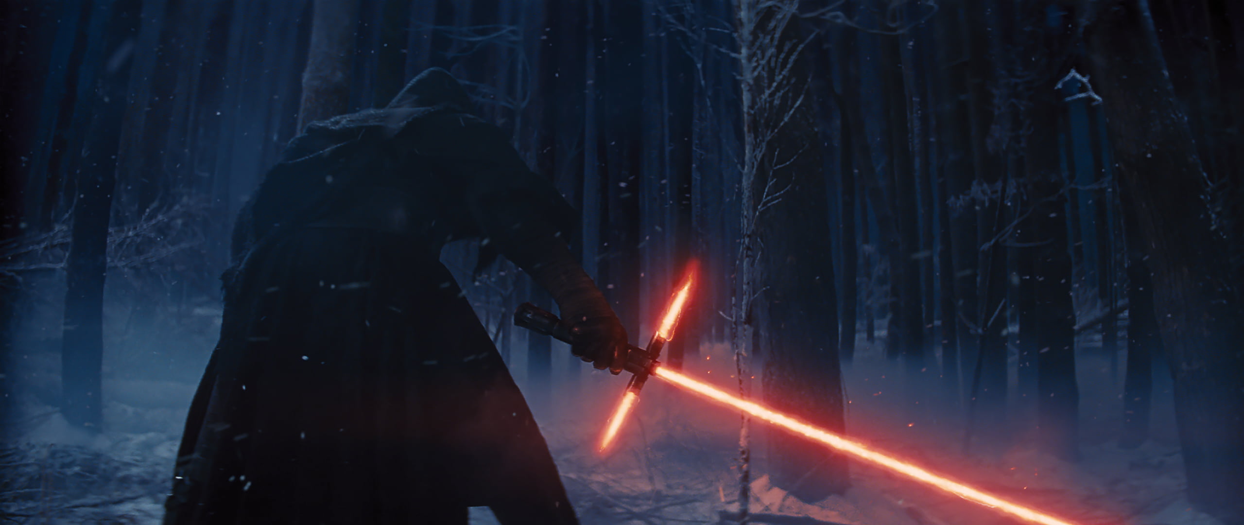Star Wars wallpaper The Force Awakens Kylo Ren night 2k
