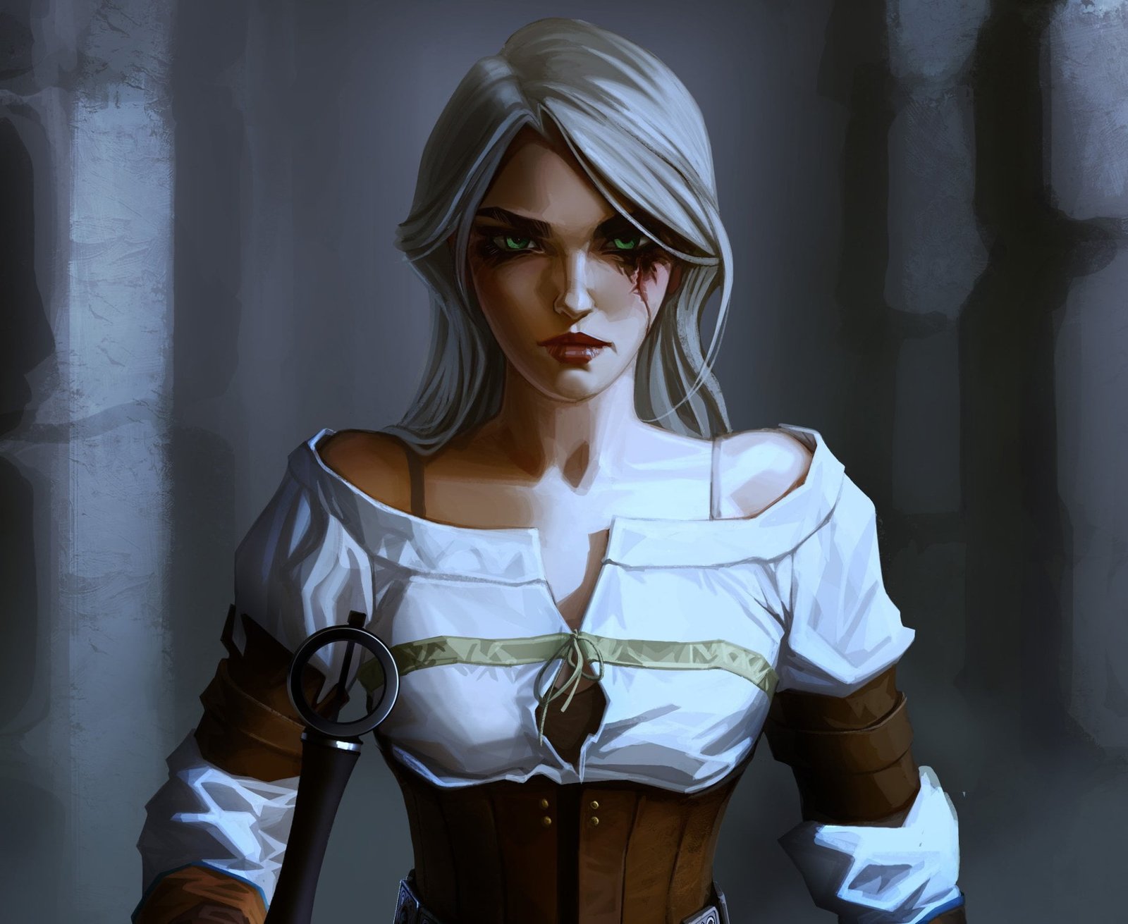 The Witcher 3 Wild Hunt Ciri Green Eyes 2k