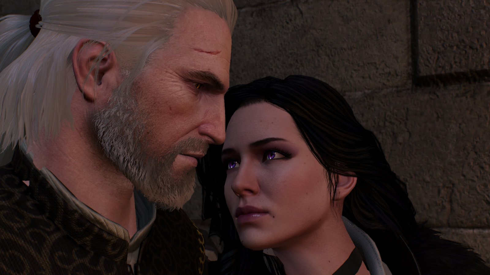 The Witcher 3 Wild Hunt screen shot Yennefer Geralt of Rivia 2k