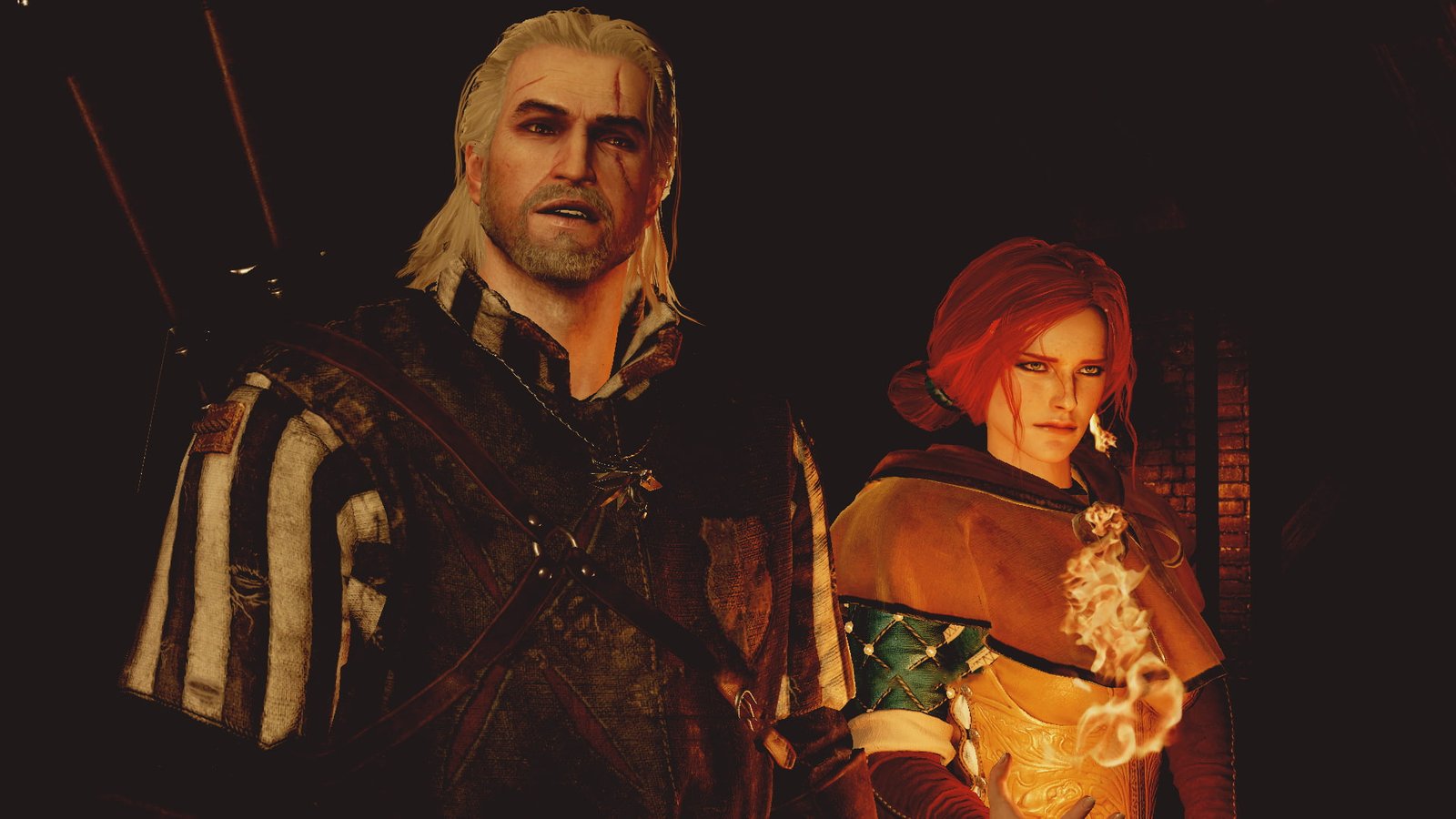video games Geralt of Rivia Triss Merigold The Witcher 3 Wild Hunt 2k
