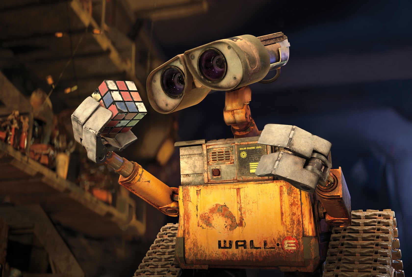 Wall E illustration Pixar Animation Studios Disney WALL 2k