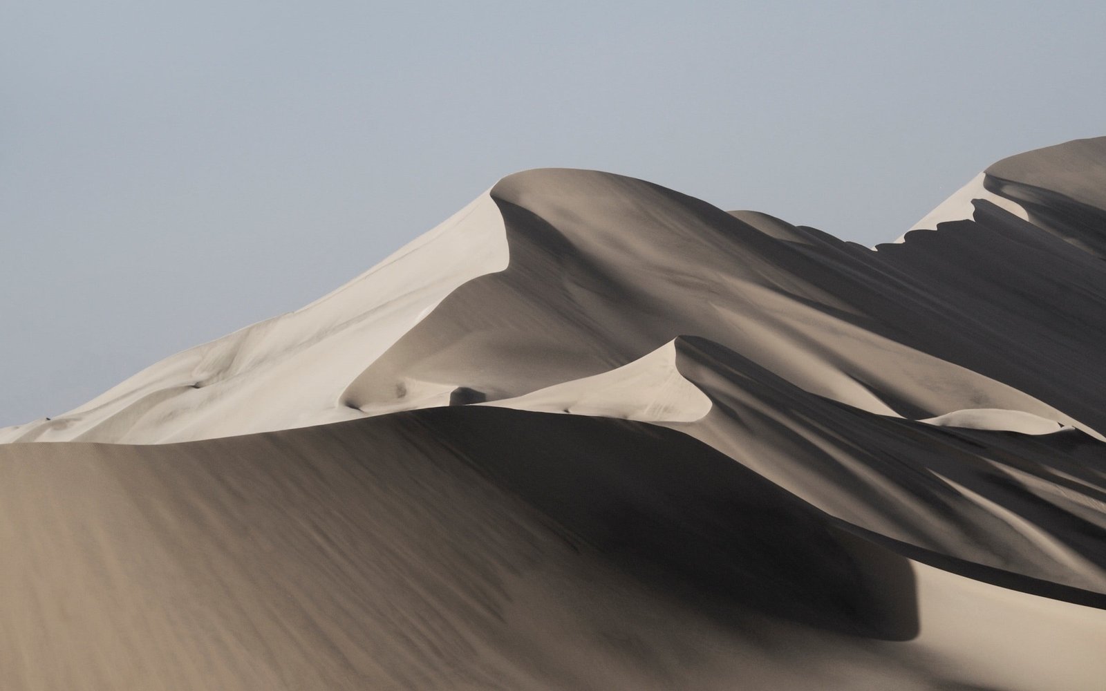 white dessert sand landscape photography of mountain nature 2k