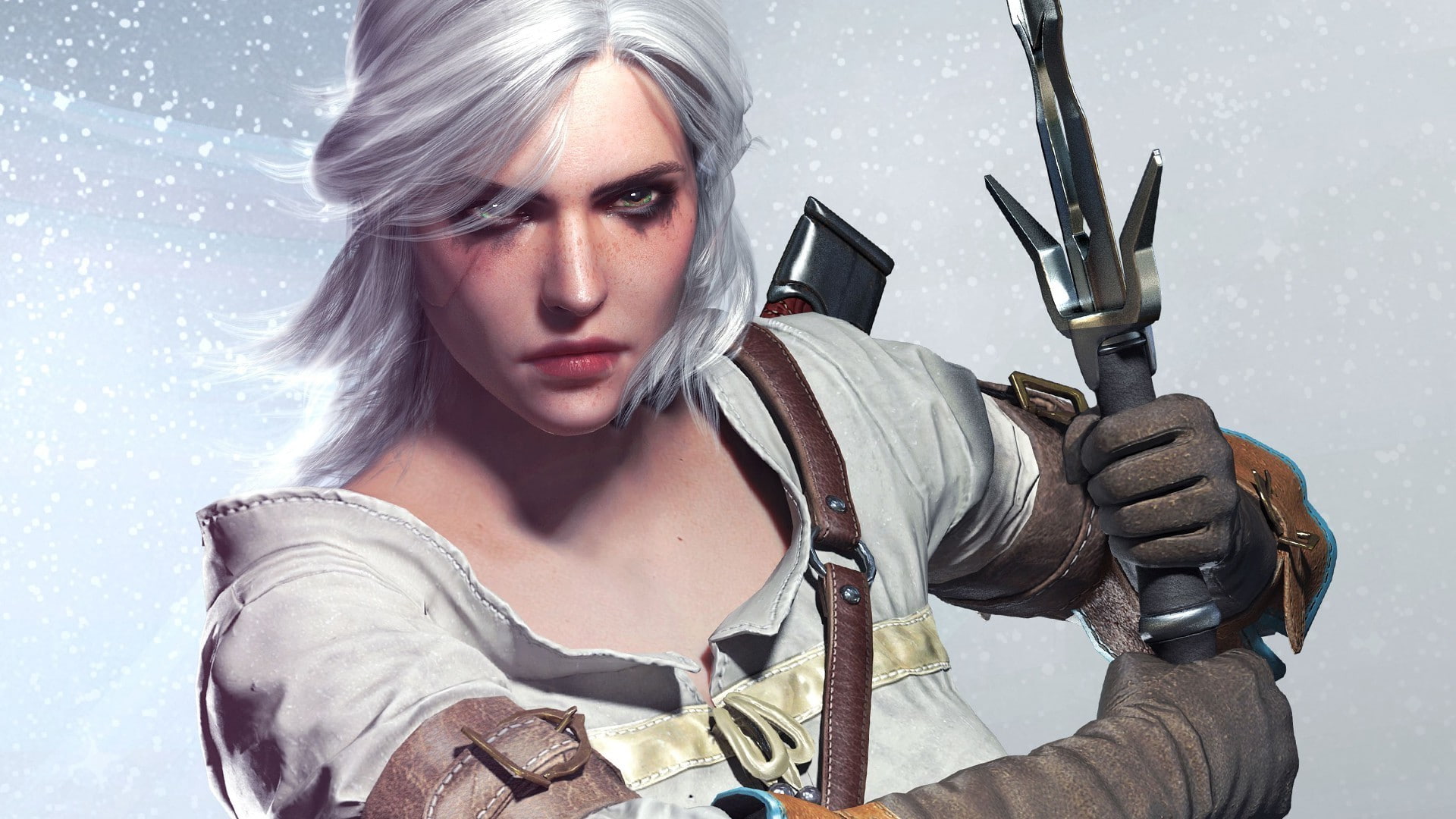 ciri the witcher 3 wild hunt adult portrait young 2k